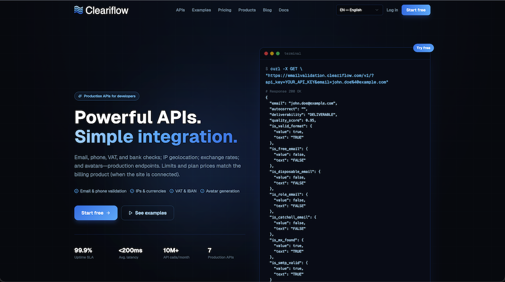 Cleariflow.com Landing